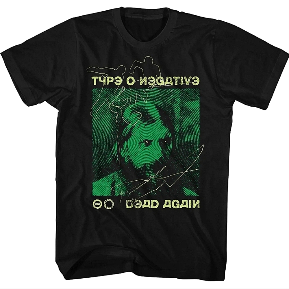 Type O Negative Dead Again Black & Green Shirt